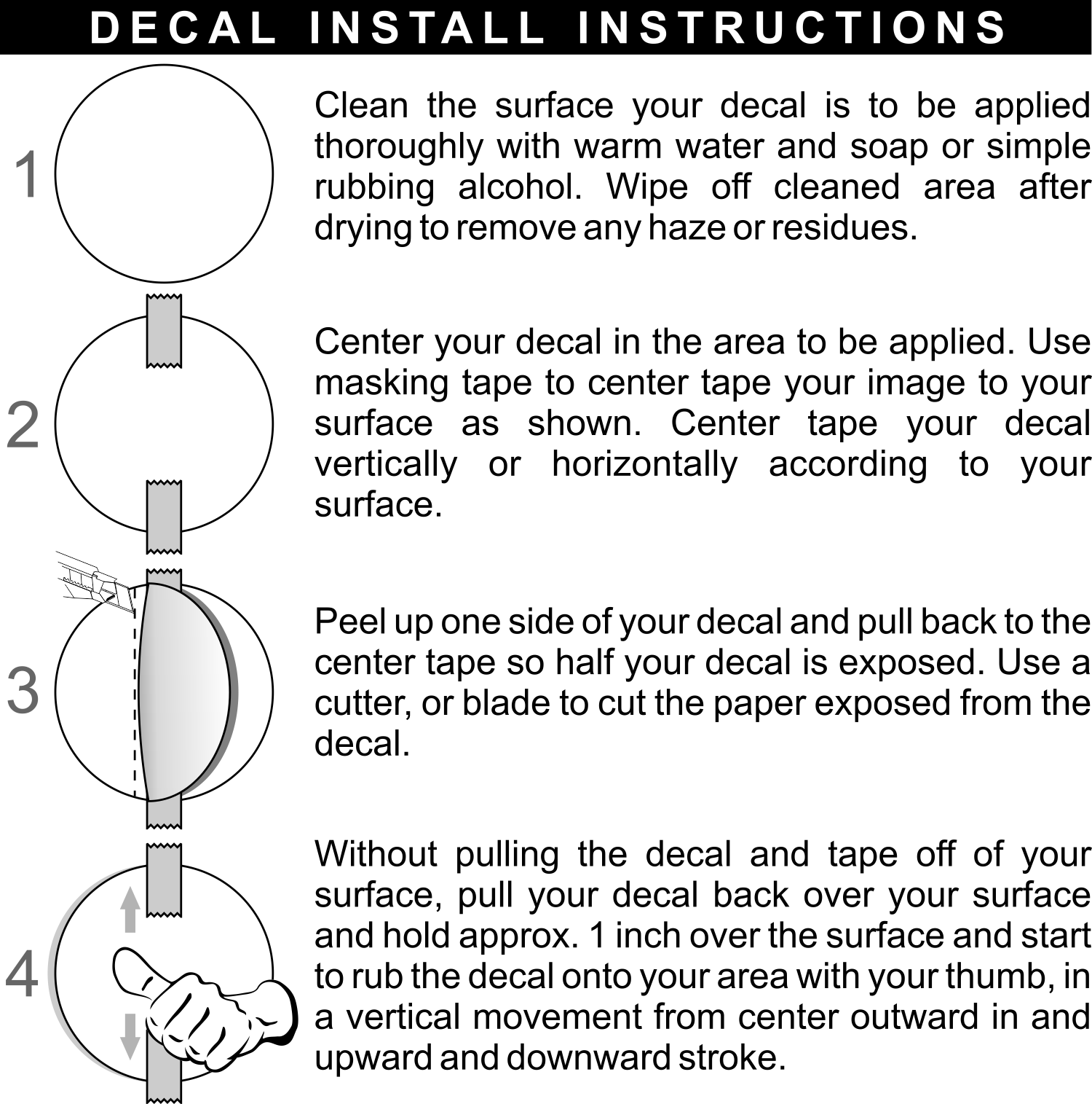 Decal Install Instructions