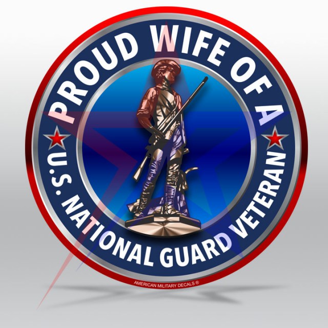 Proud wife of an National Guard Veteran