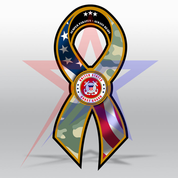 Coast Guard Support Ribbon