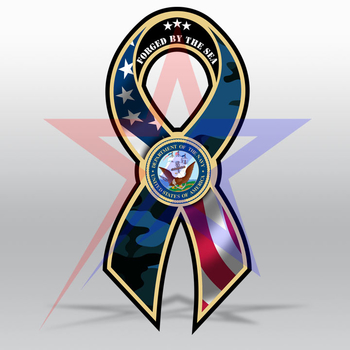 Navy Support Ribbon